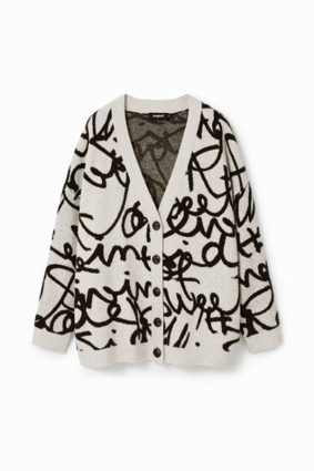 Desigual Pullover Crudo Script