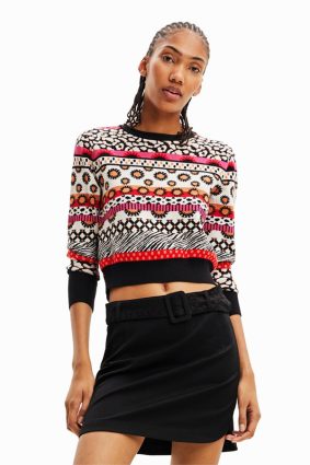 Desigual Pullover Rojo