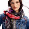 Desigual Scarf Foulard Negro