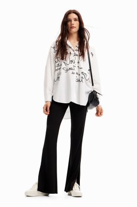 Desigual Shirt Blanco Word
