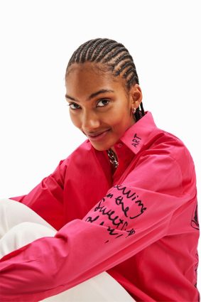 Desigual Shirt Fucsia