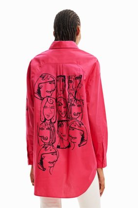 Desigual Shirt Fucsia
