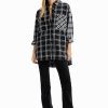Desigual Shirt Negro Check
