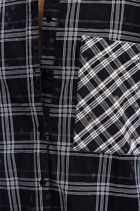 Desigual Shirt Negro Check