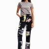 Desigual Trousers Negro