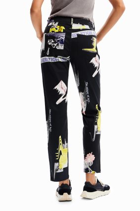 Desigual Trousers Negro