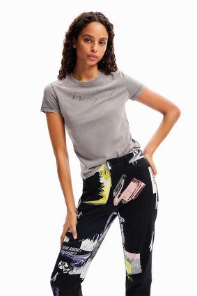 Desigual Trousers Negro