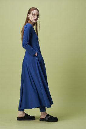 HIGH Garland Dress Blue