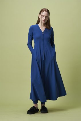 HIGH Garland Dress Blue