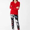 Lisette 102905 Pant Paris Night Print
