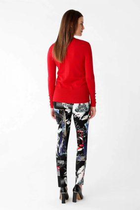 Lisette 102905 Pant Paris Night Print