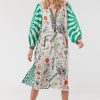Me369 Hannah Deep V-Neck Dress Graffiti