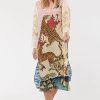 Me369 Violet V-Neck T-Dress Oriental