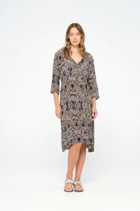 Oneseason Jazz Costa Brava Navy Viscose Navy