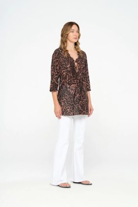 Oneseason Poppy Top Bodrum Cotton Terracotta