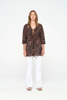 Oneseason Poppy Top Bodrum Cotton Terracotta