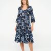 Oneseason Valentina Shibori Cotton Navy