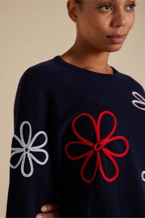 Alessandra Arden Sweater Officer Navy