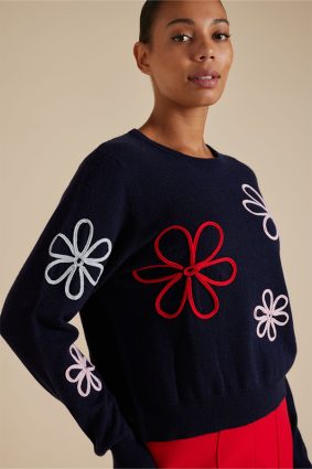 Alessandra Arden Sweater Officer Navy