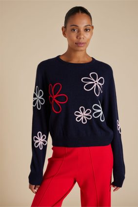 Alessandra Arden Sweater Officer Navy