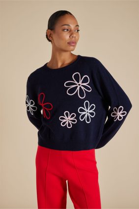 Alessandra Arden Sweater Officer Navy