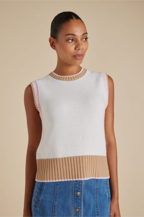 Alessandra Cora Vest Cream