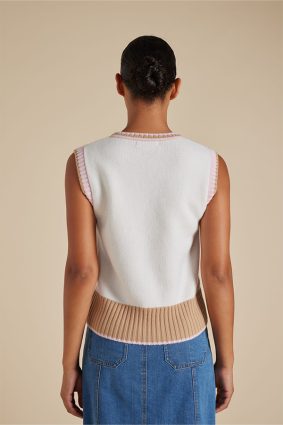 Alessandra Cora Vest Cream