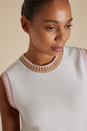 Alessandra Cora Vest Cream