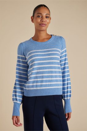 Alessandra Eloise Sweater Dusty Denim