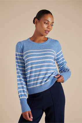 Alessandra Eloise Sweater Dusty Denim