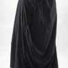 Black Label Tulip Ruffle Skirt Black