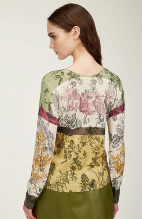 Jeis Girocollo St. Decoupage Top Acido