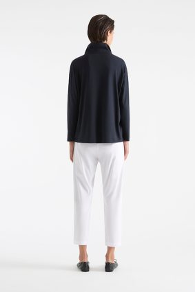 Mela Purdie Half Zip Sweater French Navy