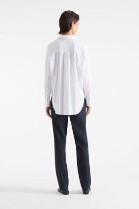 Mela Purdie Relaxed Mid Shirt White