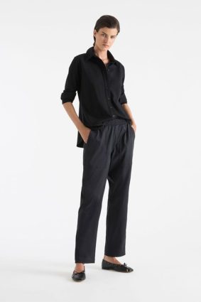 Mela Purdie Sculpt Shirt Black