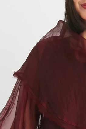 Planet Cowl Neck Top Port