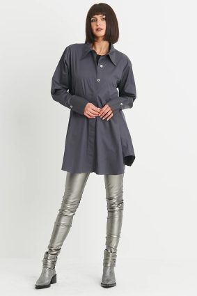 Planet Smock Shirt Obsidian
