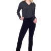 UP Velveteen Slim Ankle Pant Black