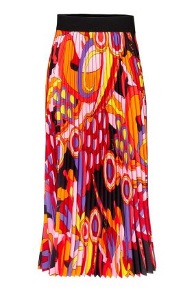 Coop If We Ever Pleat Again Skirt Geometric