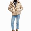 Desigual Coat Oro Crema