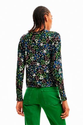 Desigual Pullover Negro