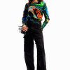 Desigual Pullover Negro Multi