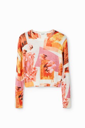Desigual Pullover Rosa