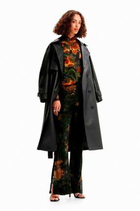 Desigual T-Shirt Kaki Oscuro