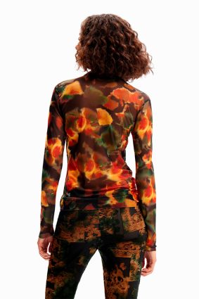 Desigual T-Shirt Kaki Oscuro