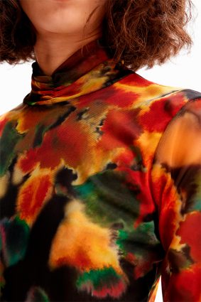 Desigual T-Shirt Kaki Oscuro