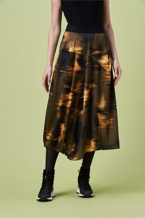 HIGH Literally Skirt Black Gold