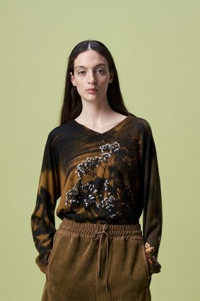 HIGH Reverb Sweater Brown