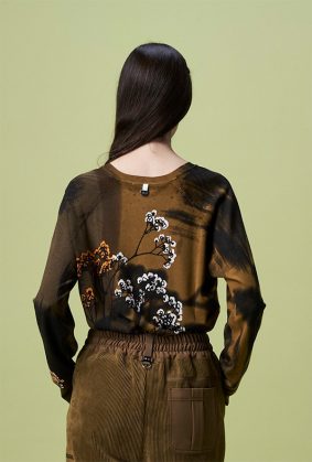 HIGH Reverb Sweater Brown