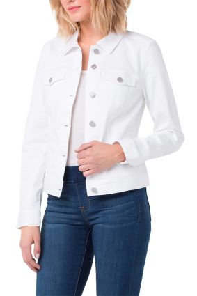 Liverpool Classic Jean Jacket Bright White